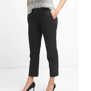 NWT Gap Slim City Crop Pants  8Tall Black v57